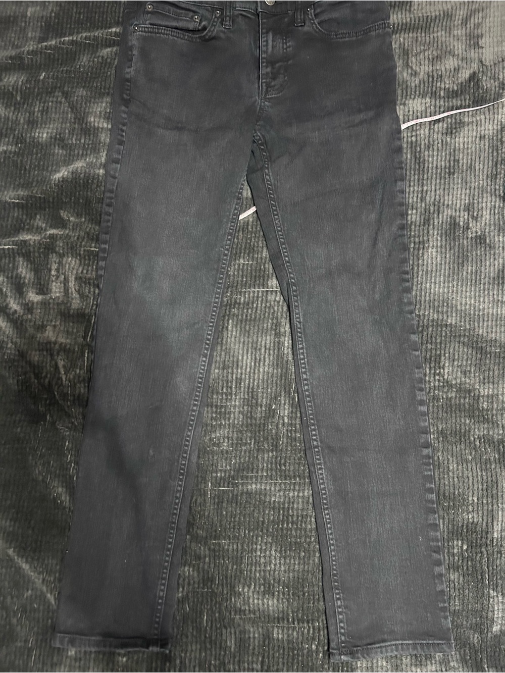 6.Men’s Slim Straight Jeans - Black